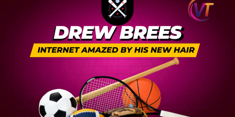 drew brees makes his nbc debut, internet amazed by his new hair