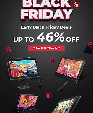 XPPen UK Launches Exciting Black Friday Deals with Discounts Up to 46%!
