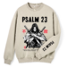 Psalm 23 Faith Guiding Cross T-Shirt for Believers