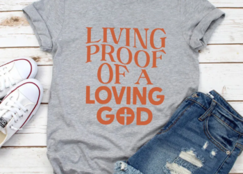 Living Proof Of God T-Shirt from Guiding Cross